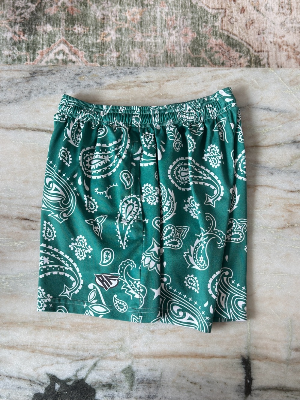 RF Wear Men’s Green Paisley Short 5”